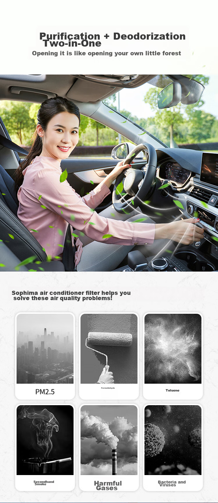 Салонный фильтр Sofima S3344C1 для Geely Dihao EC7/Vision/GC7/SC7