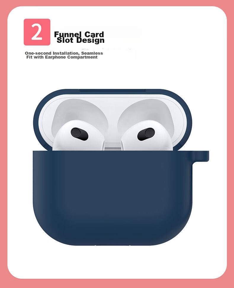 Чехол для AirPods 3 с крючком