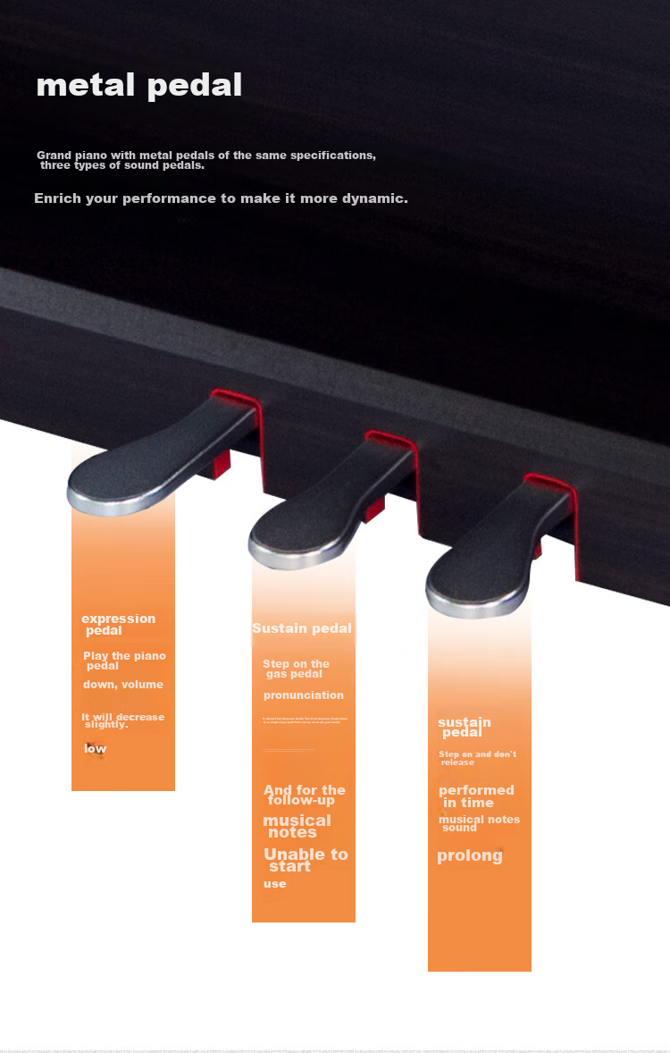 Цифровое пианино Amason V03S Black, 88 клавиш, взвешенная молоточковая механика, Bluetooth