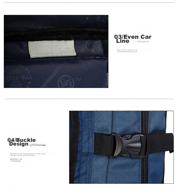 Рюкзак Landcase 8051, синий, мужской, для путешествий и спорта, большой объем