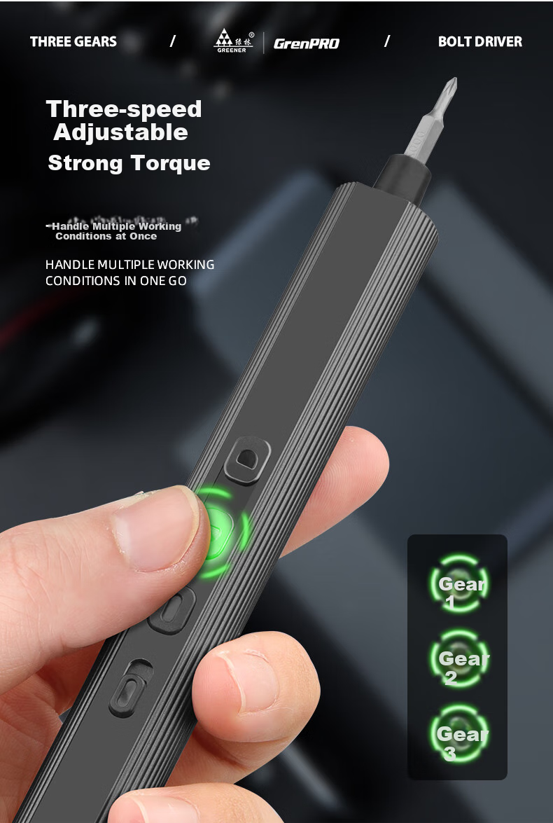 Набор GREENER Electric Screwdriver Set, промышленный, 153 предмета, многофункциональный набор инструментов, прецизионные бытовые инструменты