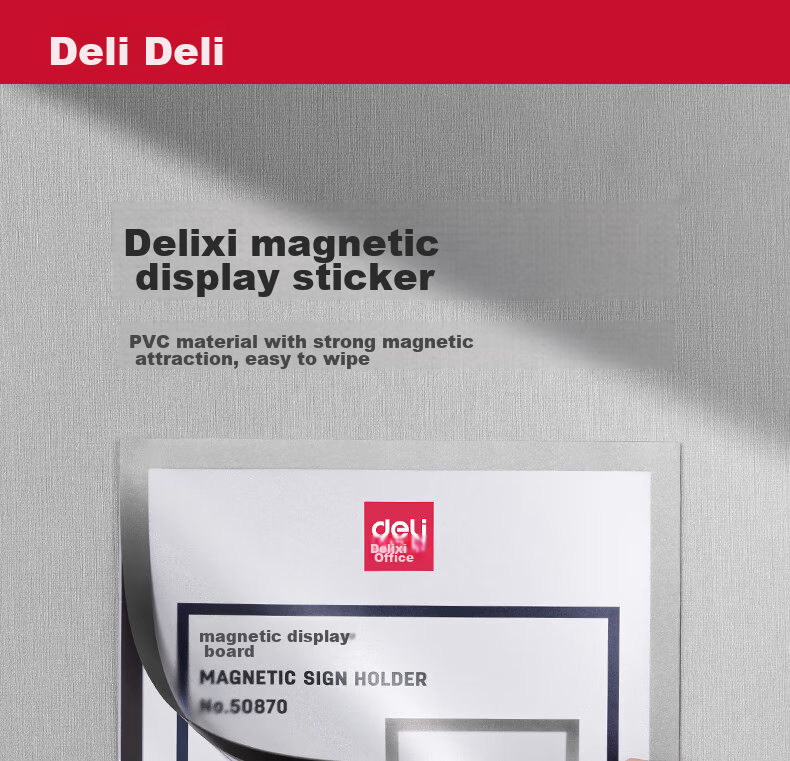 Магнитная доска Deli A3, рамка для документов, защитный чехол для оригинальных сертификатов, наклейка на доску объявлений