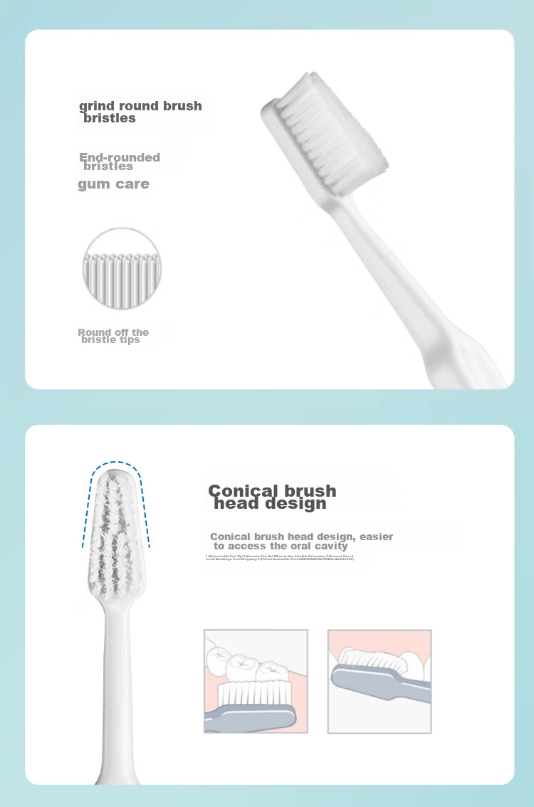Шведская зубная щетка Tepe Imported Dental Care с мягкой щетиной для взрослых, беременных женщин, послеродового ухода и чувствительных десен, ультратонкая щетина для домашнего использования