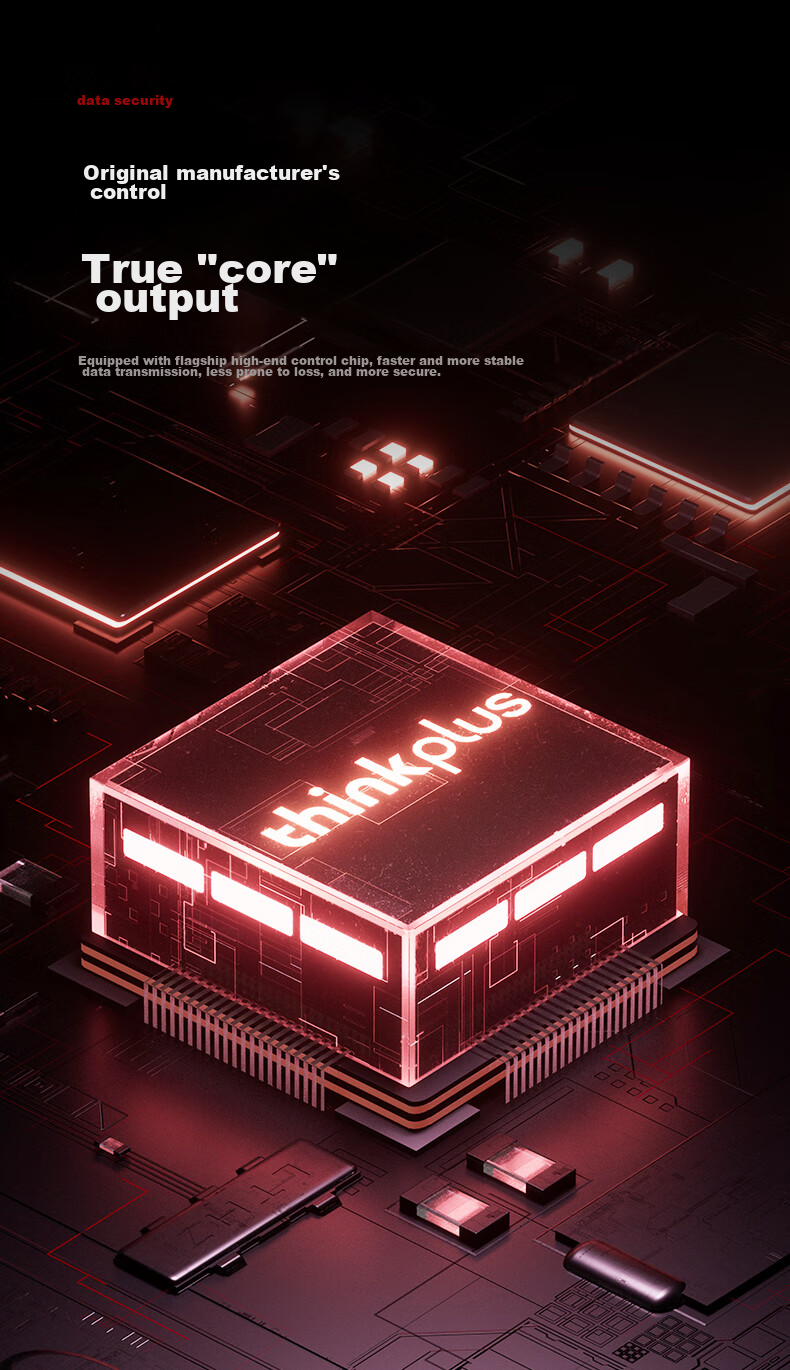 Портативный твердотельный накопитель ThinkPlus Lenovo 1TB PSSD, совместимый с компьютерами, ноутбуками и смартфонами, высокоскоростной, компактный, портативное устройство хранения данных, серия TSD301