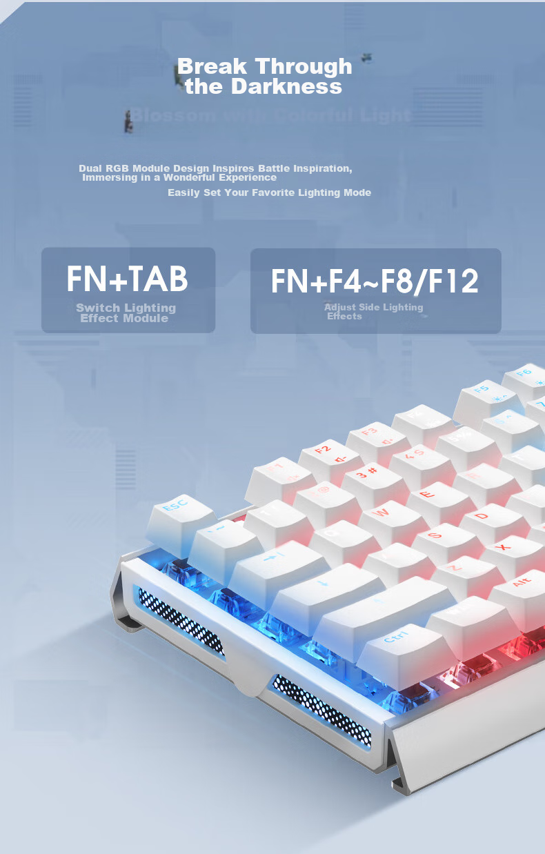 CHERRY MX3.1 Проводная механическая клавиатура, 108 клавиш, RGB подсветка, алюминиевый корпус, переключатели Cherry MX Red, черный
