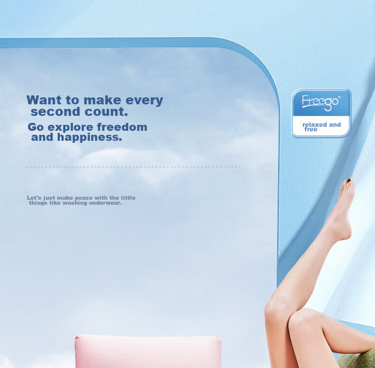 Одноразовое нижнее белье Freego Pure Cotton для женщин, стерилизованное EO, полностью хлопковое, не требует стирки, для беременных, послеродовое, менструальное, для путешествий, белое, размер L, 5 шт.