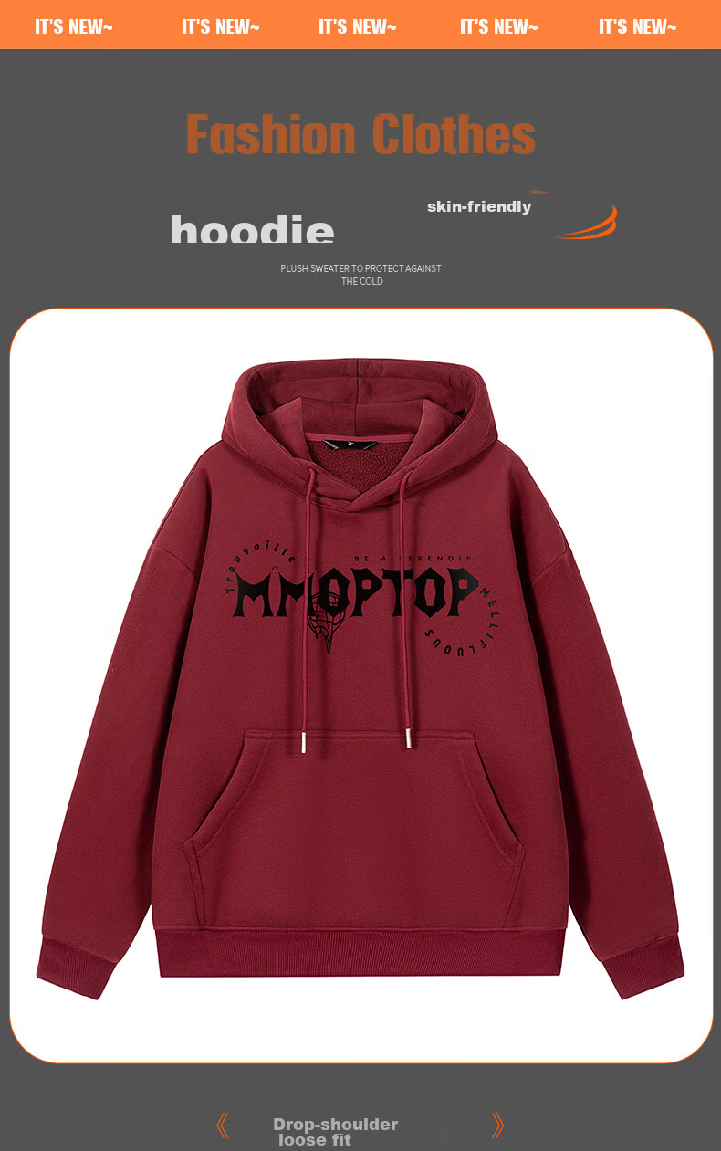 Мужская толстовка MMOPTOP с принтом, весенне-осенний стиль, зимняя свободная удобная повседневная модель MMWY08, цветочный серый, размер M