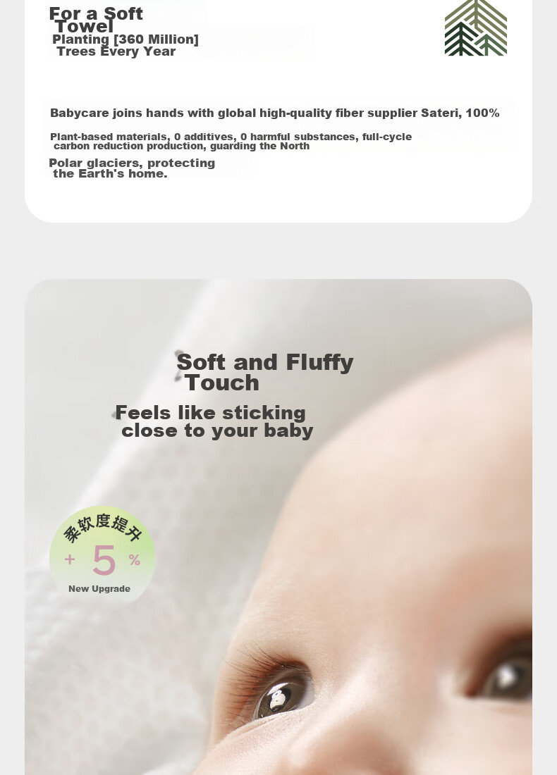 Babycare мягкие влажные полотенца для лица, подвесные, для детей, влажные и сухие, утолщенные, 180 шт., 3 упаковки