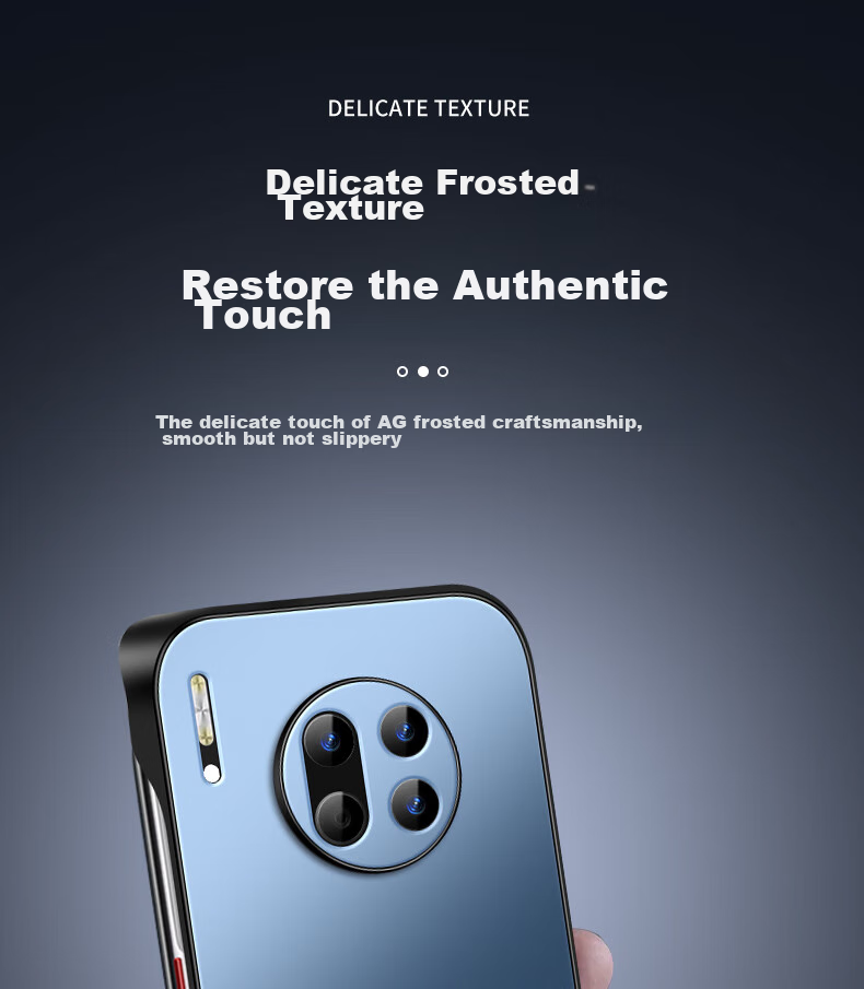 Чехол для Huawei Mate30 Pro/Mate30e Pro Shangsu, AG матовый, противоударный, черный