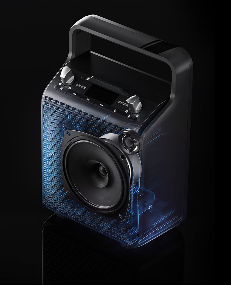 Портативная Bluetooth-колонка EDIFIER PP205S с двумя микрофонами, для караоке и усиления звука, Moonlight White