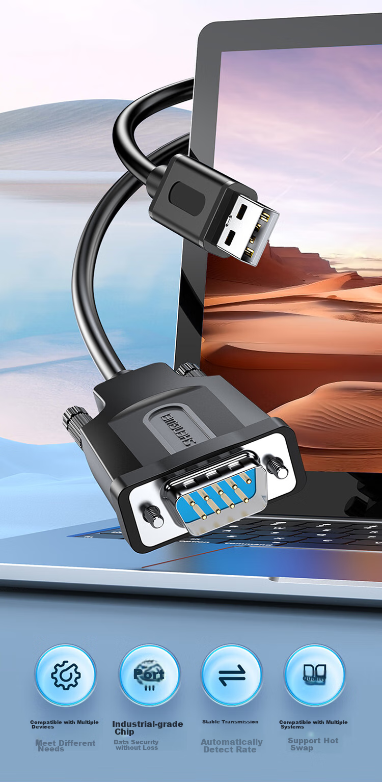 Кабель Shengwei USB - RS232 (COM-порт), 1 метр, AML4010G