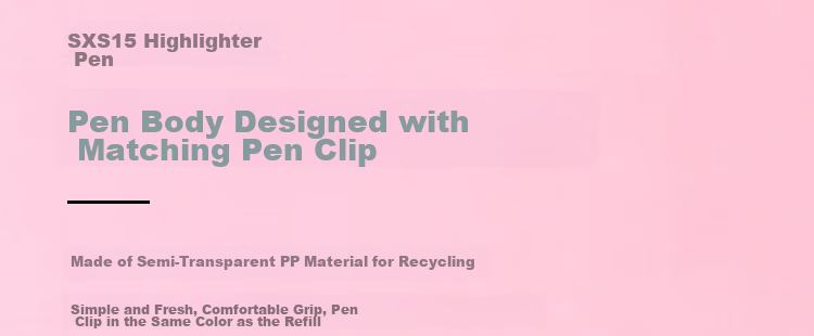 Маркер Pentel SXS15, выдвижной, для журналов, большой емкости, перезаправляемый, флуоресцентный, 4.5 мм, небесно-голубой