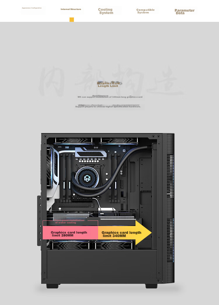 Компьютерный корпус PADO W5 Black, Midi-Tower, ATX/M-ATX/Mini-ITX, Черный