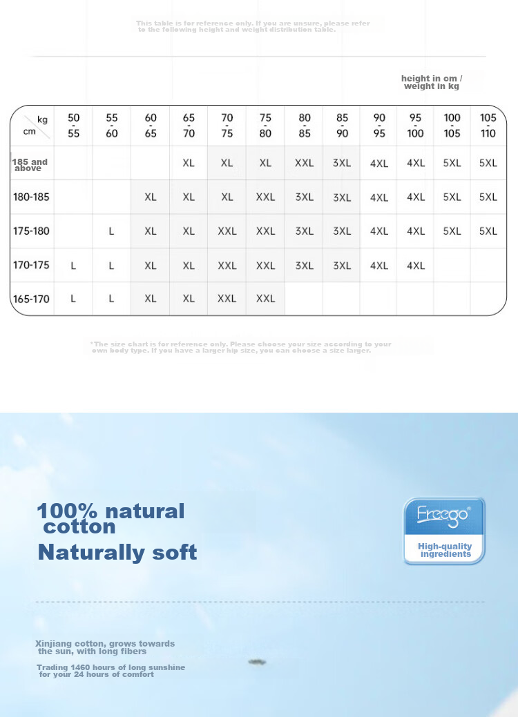 Одноразовое нижнее белье Freego Pure Cotton для женщин, стерилизованное EO, полностью хлопковое, не требует стирки, для беременных, послеродовое, менструальное, для путешествий, белое, размер L, 5 шт.