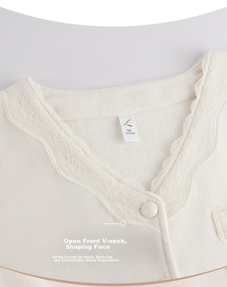 Женский домашний комплект XULEN, утепленный, из кораллового флиса, размер 3XL, кремово-белый