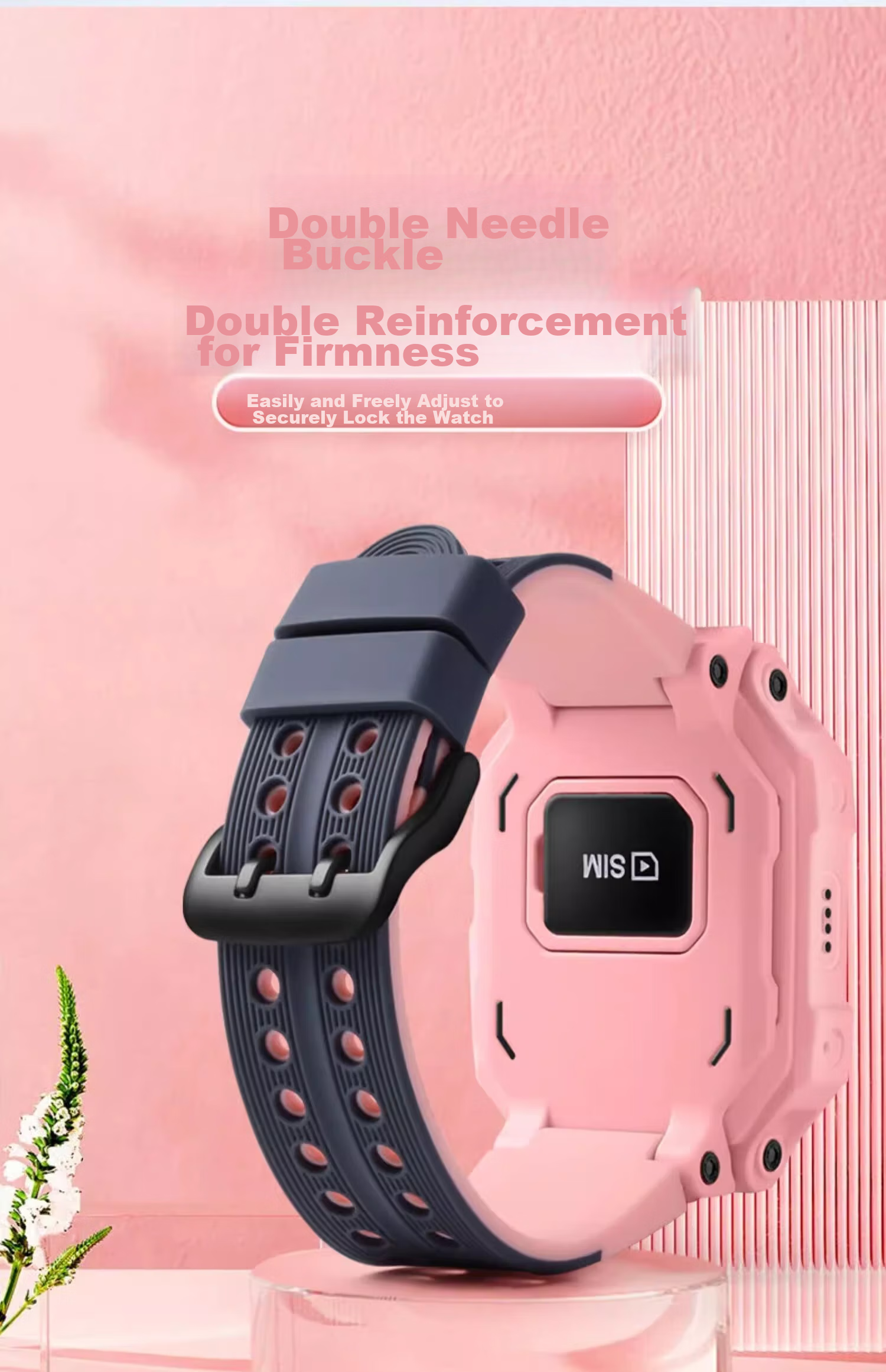 Ремешок Iboann для часов Xiaotianc Z6a, Z6Pro, Silicone W2131AC, детских Z11/z10/z9/z8/z7s/z5, Peak D2/D3/Q1A