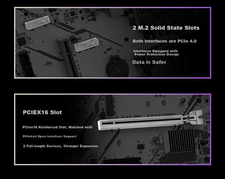 Материнская плата JGINYUE B760M GAMING, DDR4, LGA 1700