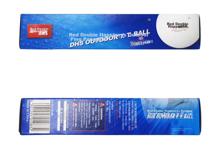 Мячи для настольного тенниса DHS Outdoor, набор для тренировок, 10 шт., белые