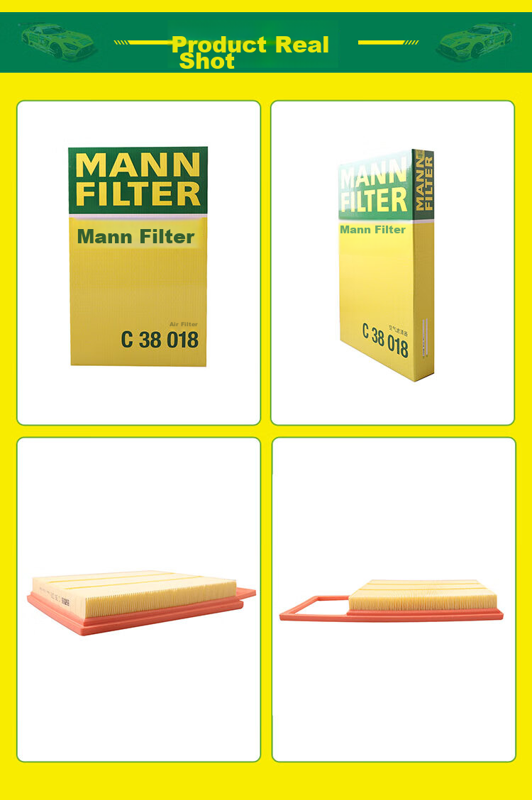 Воздушный фильтр MANNFILTER C38018 для BYD Tang DM-I, Song PLUS, Song Pro, Huweijian 07