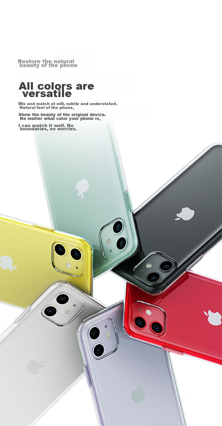 Прозрачный чехол для iPhone 11