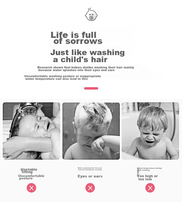 Шапочка для купания детей Baoshi, устройство для мытья волос, детская шапочка для купания, водонепроницаемая, с защитой для ушей, регулируемая, Булула