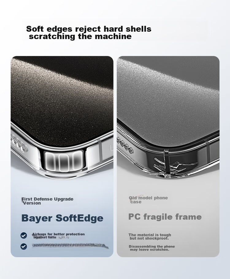 Чехол для iPhone 13 Pro Max DIVI Ice Clear Magnetic, MagSafe, ультратонкий, противоударный, защита от царапин, прозрачный