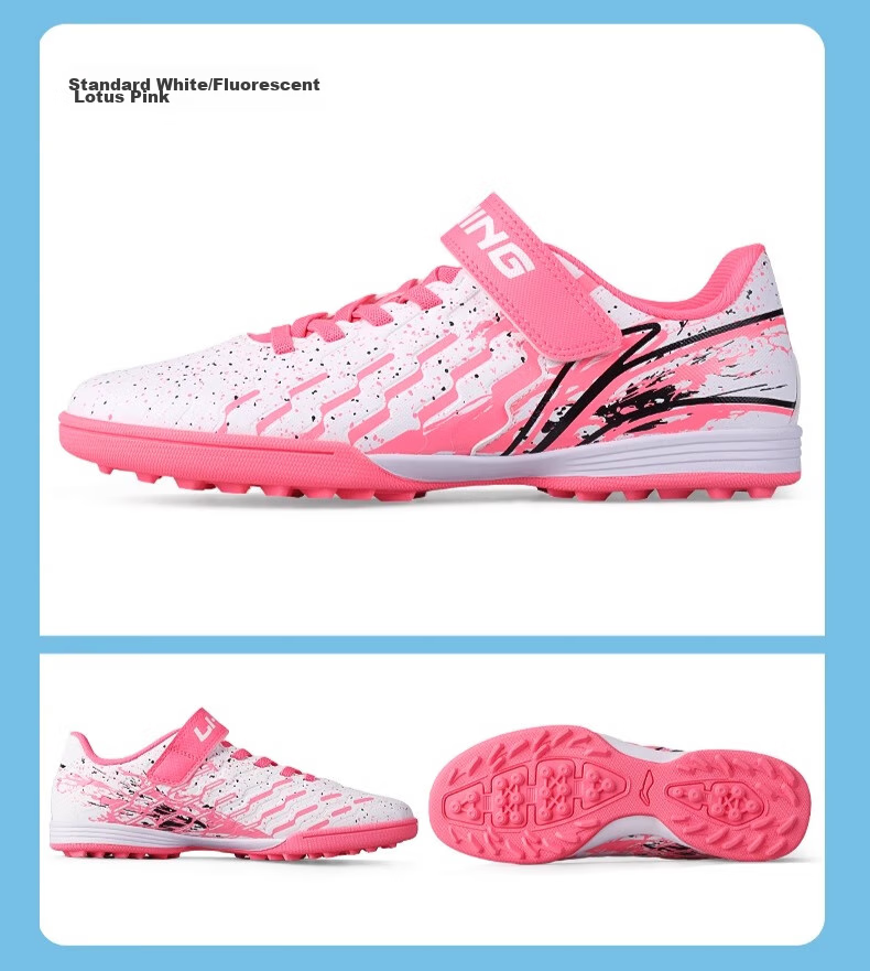 Футбольные бутсы Li-Ning для детей, модель Jin Series, зеленые, размер 32