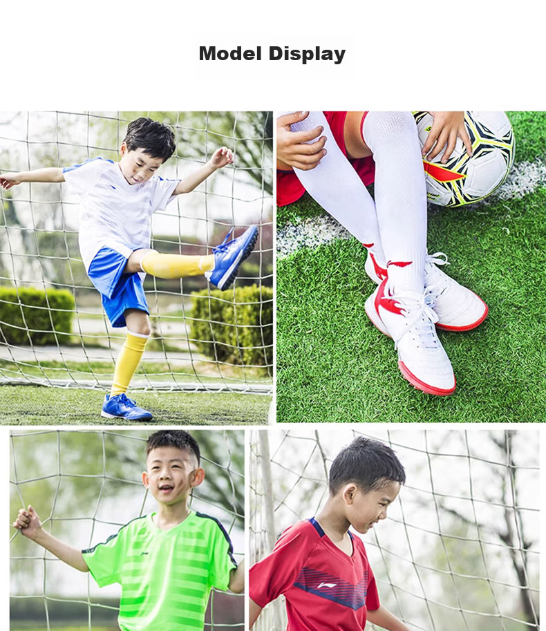 Футбольные бутсы Li-Ning для мужчин, профессиональные тренировочные бутсы для зала и искусственного газона, синие, размер 33