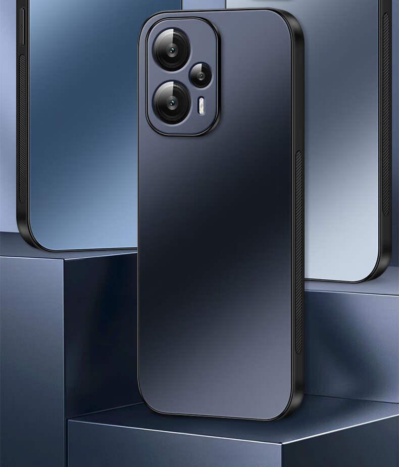 Чехол для Xiaomi Redmi Note 12 Turbo Shangsu, противоударный, с защитой камеры, из поликарбоната и ТПУ, черный