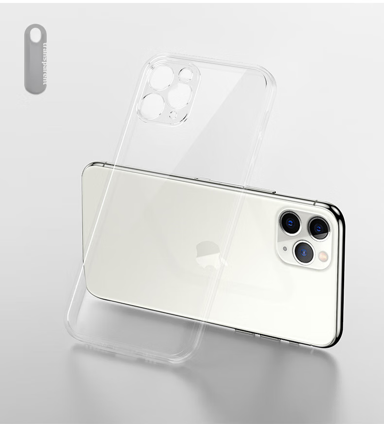 Чехол PISEN для iPhone 11 Pro Max, прозрачный, противоударный, с защитой от падений и отпечатков пальцев
