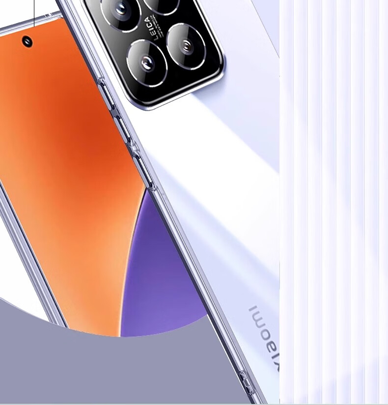 Противоударный чехол POZZO для Xiaomi 15, полностью прозрачный, защита от царапин и отпечатков пальцев