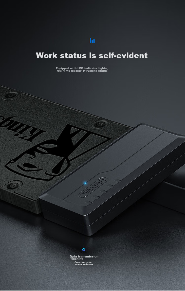 Кабель-адаптер UNITEK USB 3.0 на SATA с блоком питания, 0.6 м, S108ABK-P1