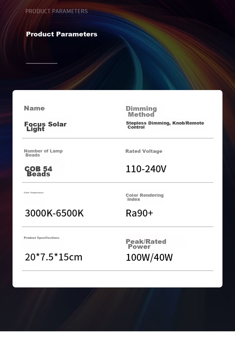 Светодиодный прожектор YOUFES YS13, 100W, для студийной съемки, прямого эфира, подсветки, с дистанционным управлением