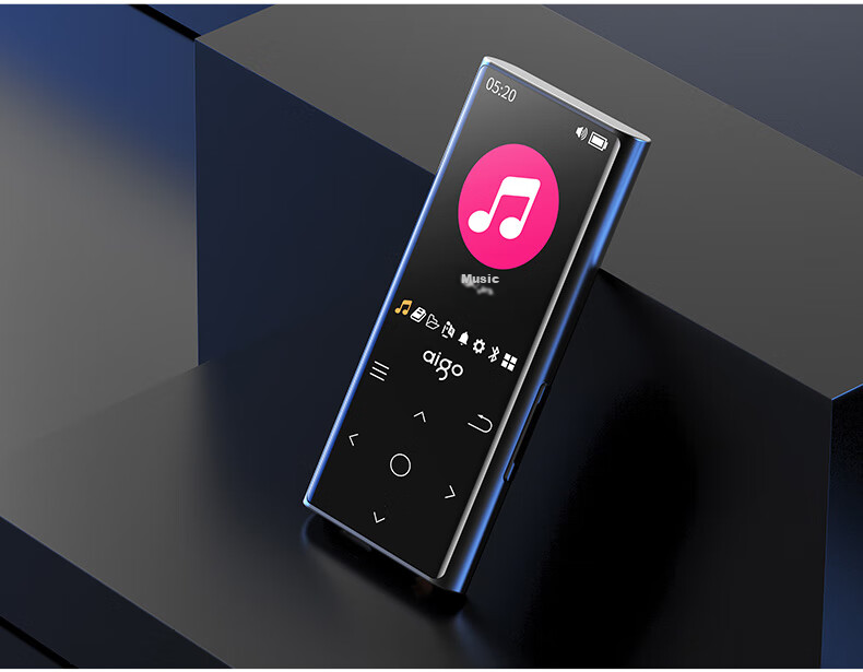 MP3-плеер Aigo 801, 16 Гб, с Bluetooth и внешним динамиком, портативный музыкальный плеер для студентов, сенсорные кнопки