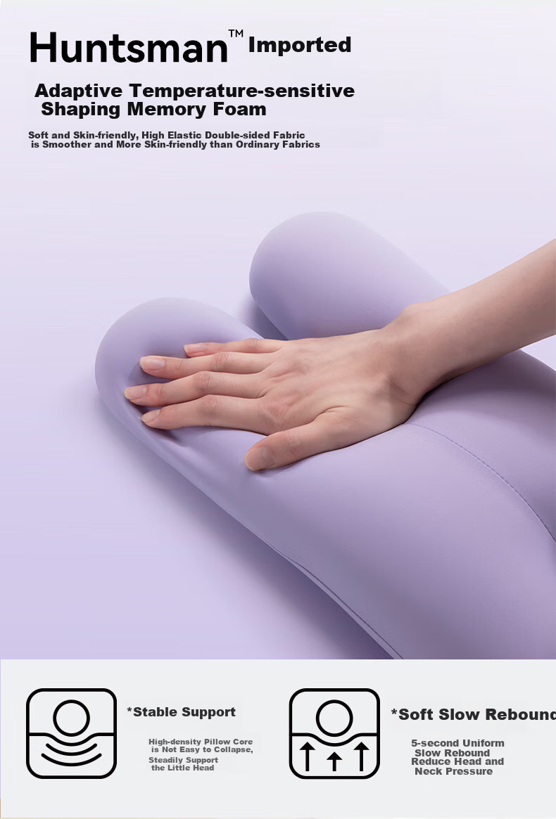 Подушка для сна Shuidong Nap Pillow для учеников начальной школы, для дневного отдыха, складная подушка Everythink, 20.4x21.4x20 см
