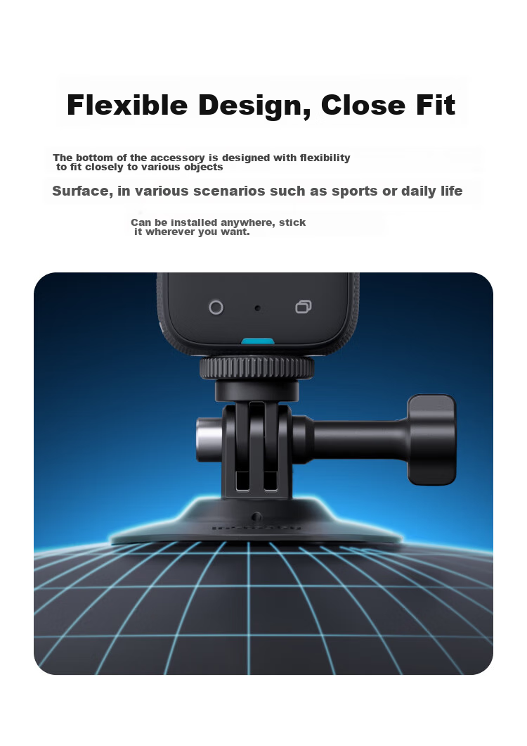 Крепление Insta360 для экшн-камеры, гибкое, клеевое основание, 2 шт.