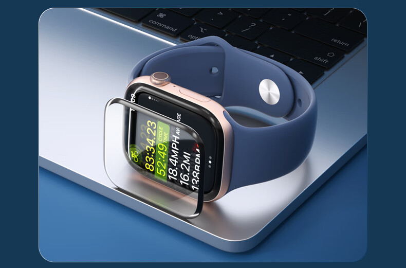Защитная пленка для экрана Apple Watch Series 10, 42 мм, Lanxingxiansheng, ультратонкая, HD Clear, анти-отпечатки пальцев, 2 шт. в упаковке