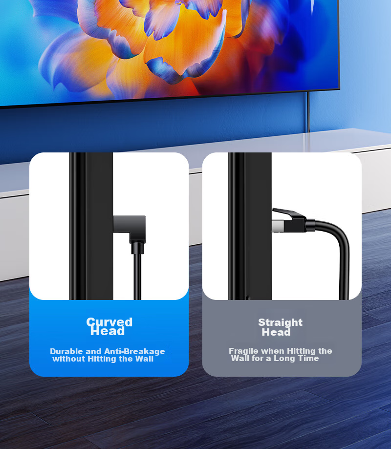 Кабельная сборка SAMZHE Cat6 Ethernet Right-Angle Elbow, 10 Gigabit Network Cable, 1 метр, черный