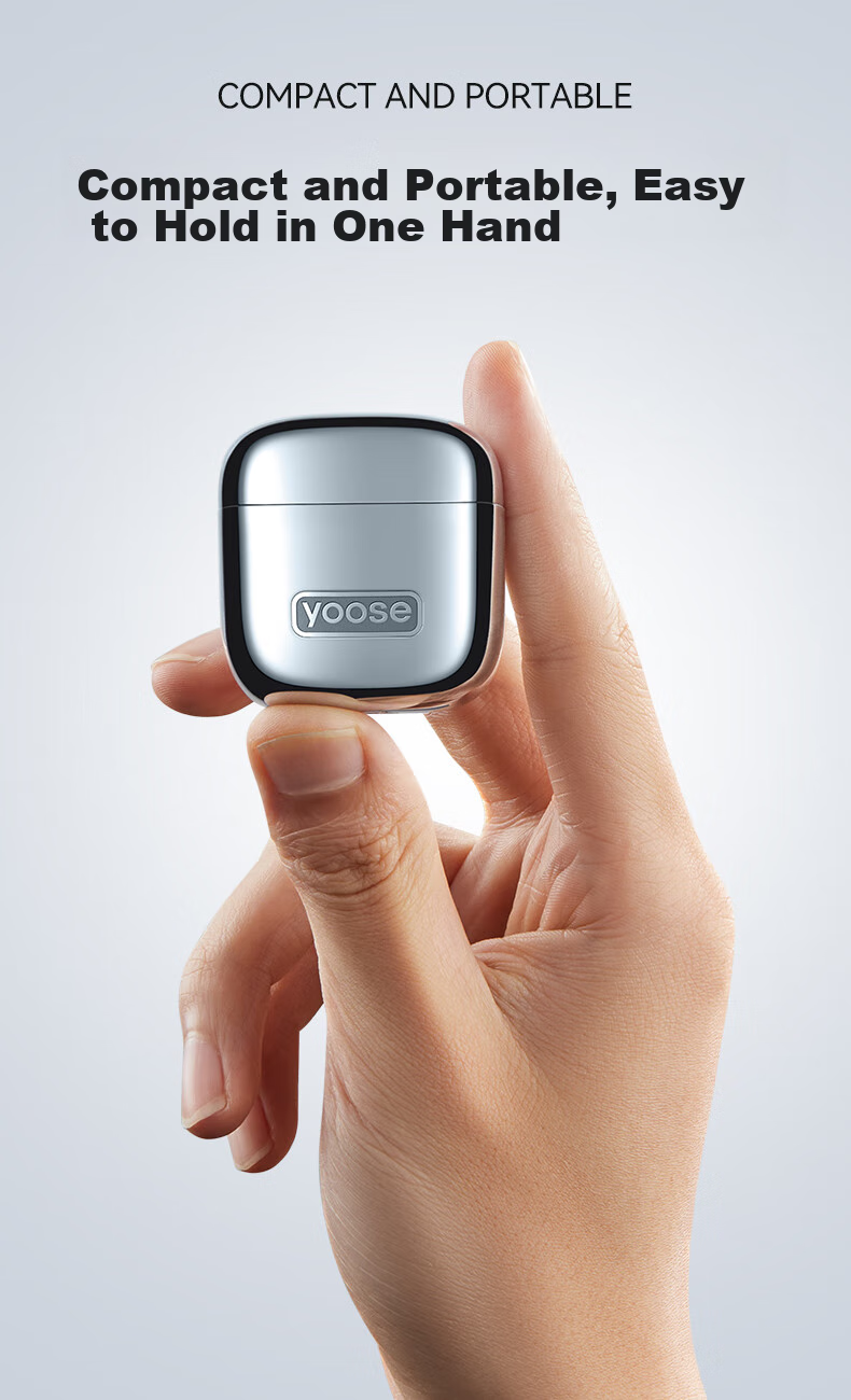 Портативная электробритва и триммер для носа Yoose D1-T, 2-в-1, черный