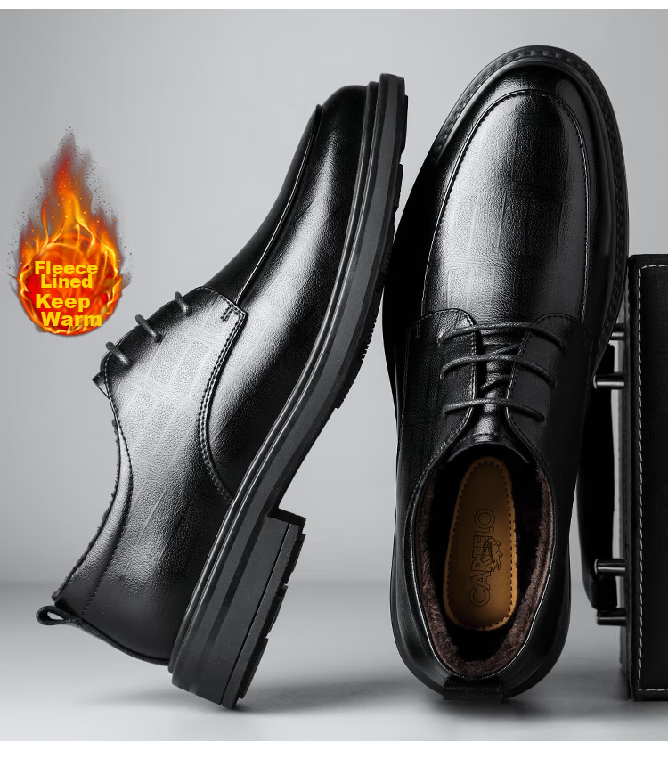 Мужские туфли CARTELO, кожаные, противоскользящие, на шнуровке, размер 40, цвет черный
