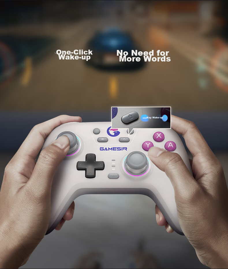 Беспроводной геймпад GAMESIR Star NS Edition T4 Nova Sai Bolan для Nintendo Switch, ПК, Android, Cyber Blue