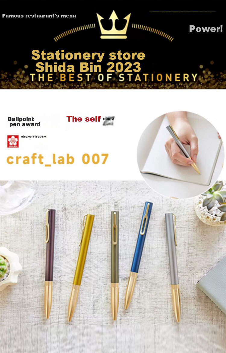 Шариковая ручка SAKURA Ballpoint Pen, подарочный набор, 0.5 мм, черный стержень, вращающийся механизм, зеленый корпус
