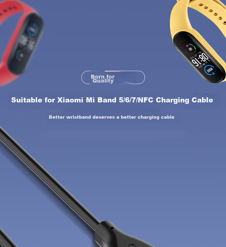 Зарядный кабель KOVOL для Xiaomi Smart Band 7/6/5 NFC