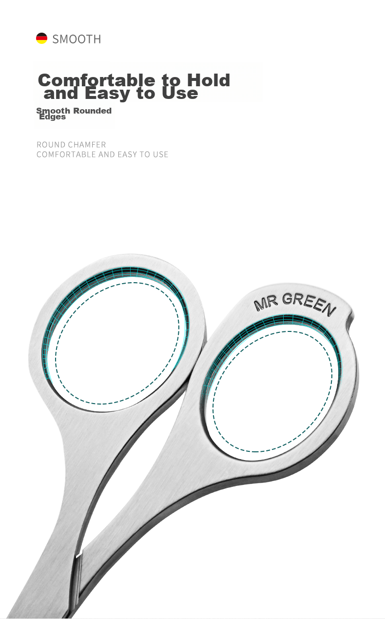 MR.GREEN Триммер для носа и бороды, немецкий, специализированный инструмент для мужчин, не повреждает носовую полость, MR-2005