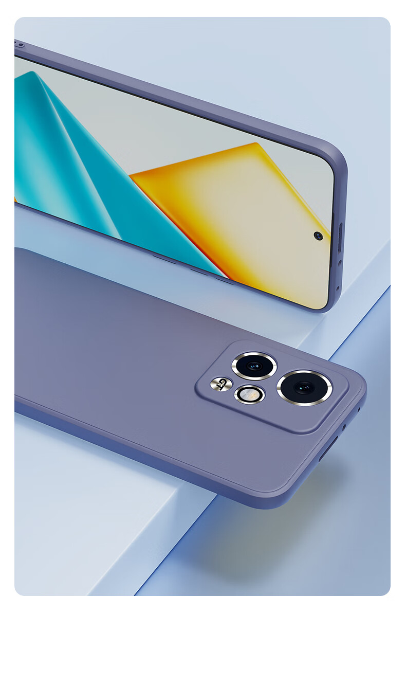 Чехол BIAZE для Honor 90 GT, противоударный, ультратонкий, с flocked lining, черный