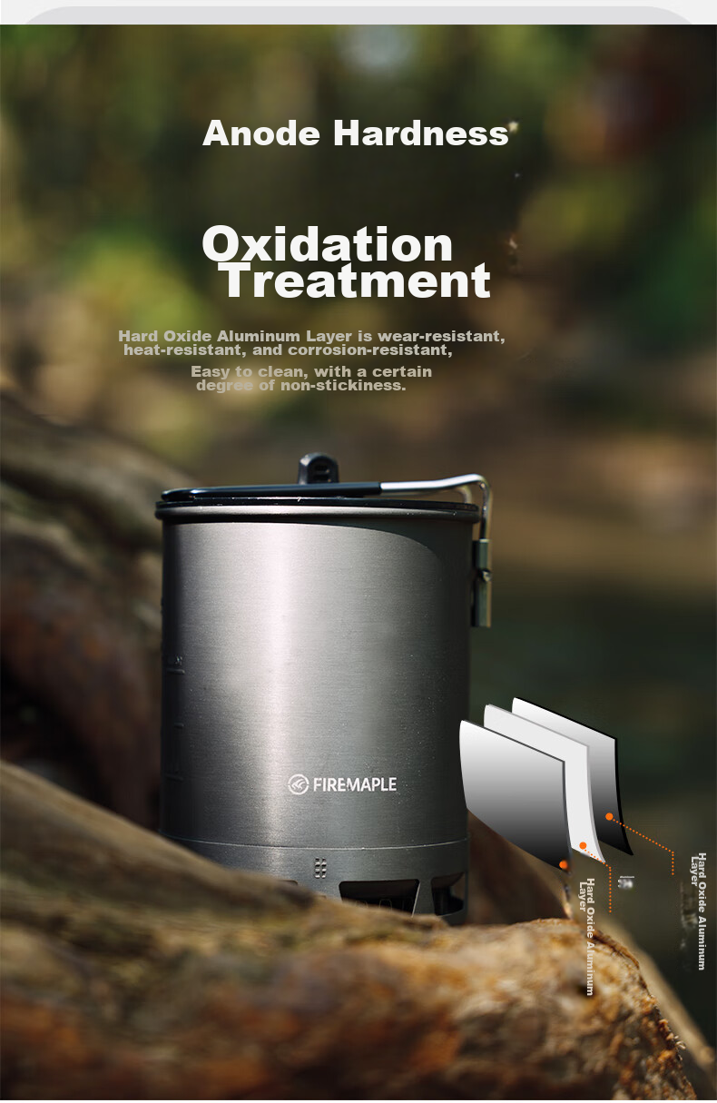 Автономная горелка FIRE-MAPLE G3 Heat-Gathering Single Pot, легкая, для туризма и альпинизма, ветрозащитная, с функцией сбора тепла