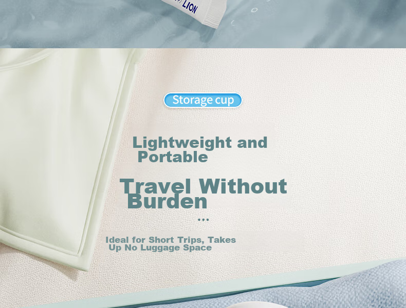 Дорожная косметичка Etravel, стакан для зубной щетки, съемные 2 стакана для полоскания рта, коробка для хранения зубной щетки, керамический белый