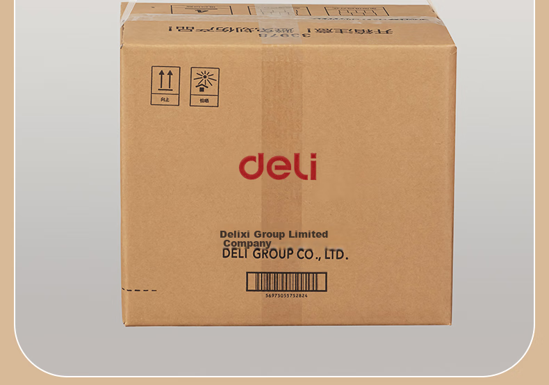 Клейкая упаковочная лента Deli, прозрачная, 60 мм, 6 рулонов в тубе, 45 мкм, высокая адгезия, для упаковки, перемещения, строительства