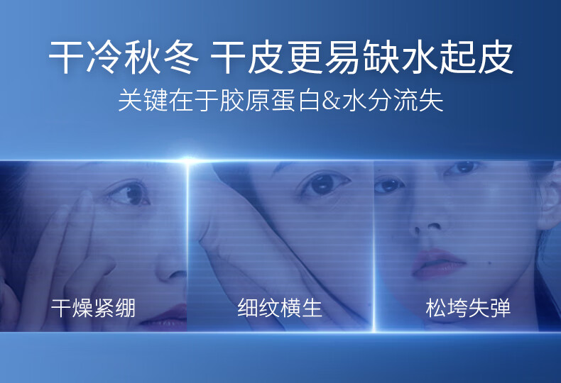 凌博士玻尿酸青春安肌水乳套装女紧致干皮保湿抗皱舒缓送女友护肤品