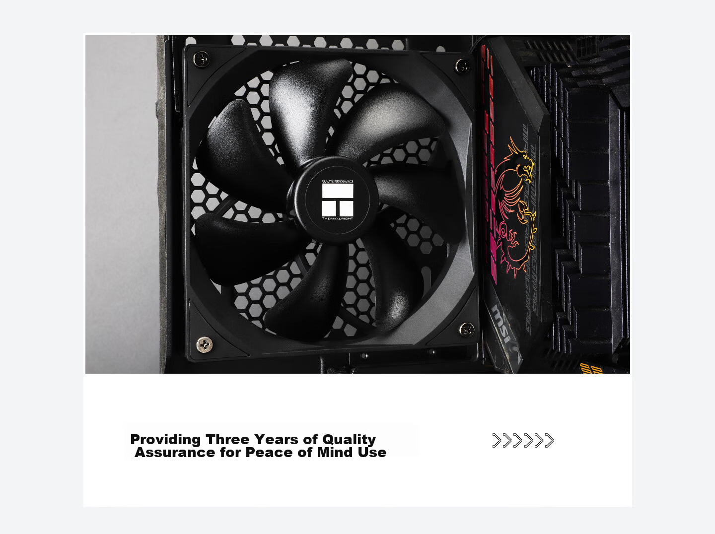 Вентилятор для корпуса Thermalright TL-C14C Black 14см, S-FDB подшипник, PWM